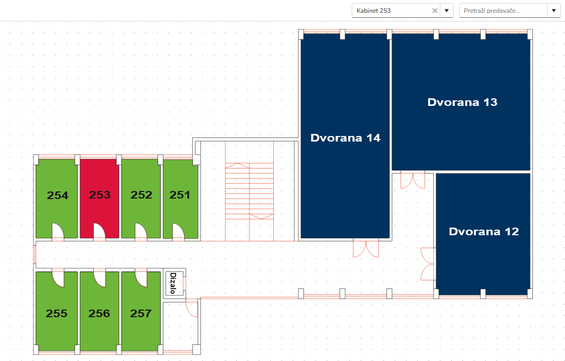 Pretraživanje prostorija