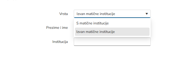 Suradnici i izvještaji