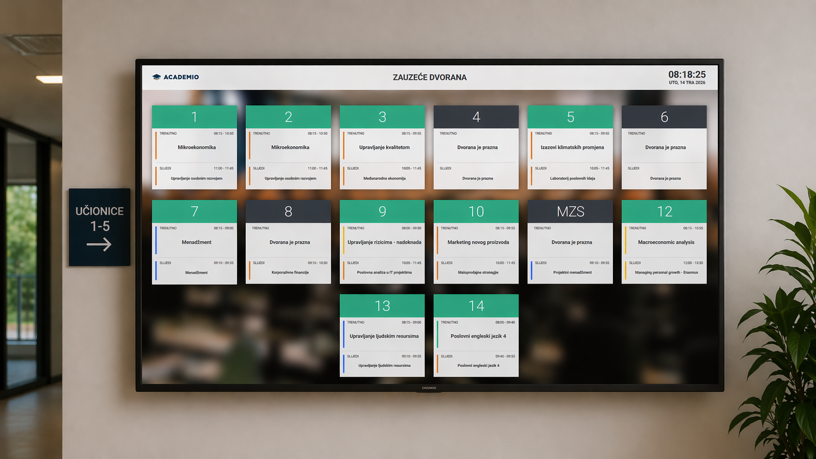 Vanjski zasloni modul