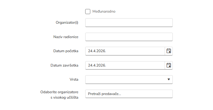 Nagrade, radionice i popularizacija